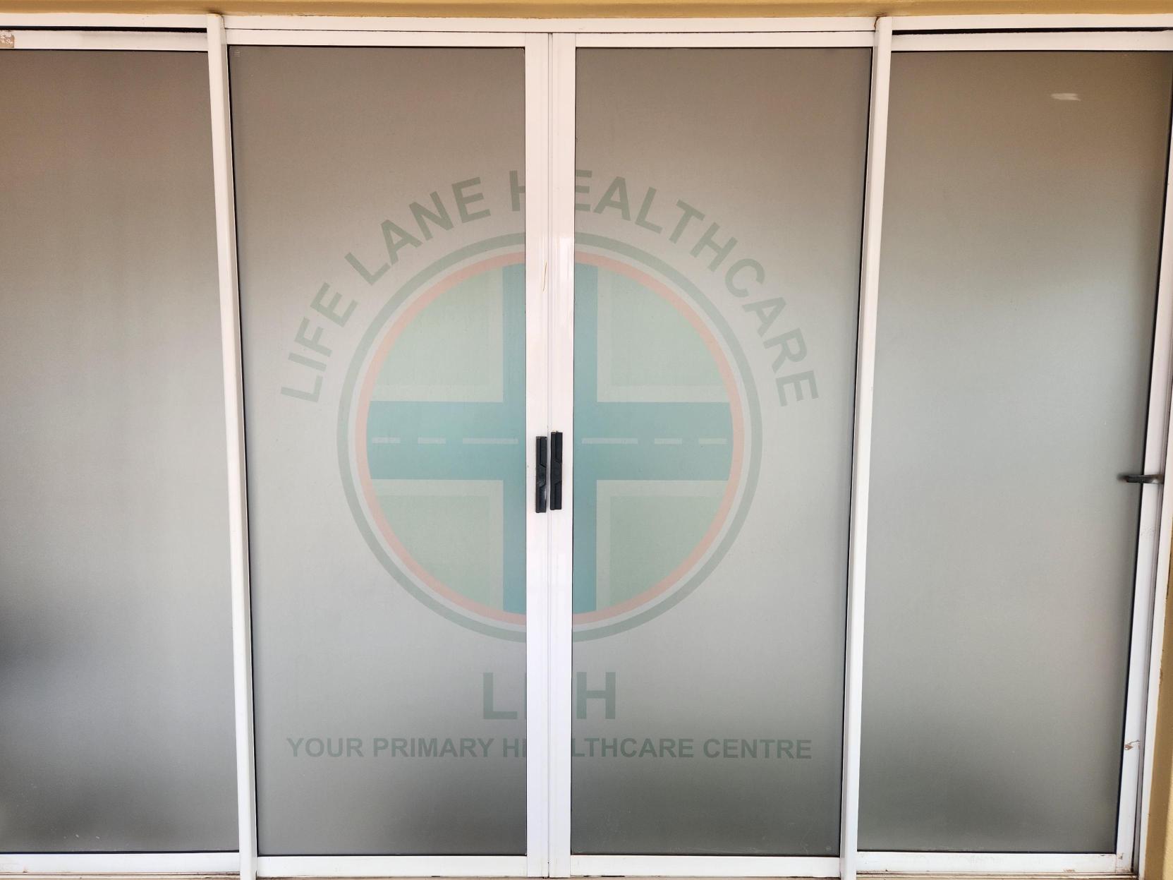 Lifelane Healthcare Centre - Entrance Doors
